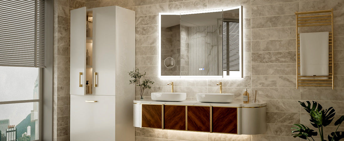 Why a Tri-Folding Mirror Light Can Be the Only Light Source Your Bathroom Needs