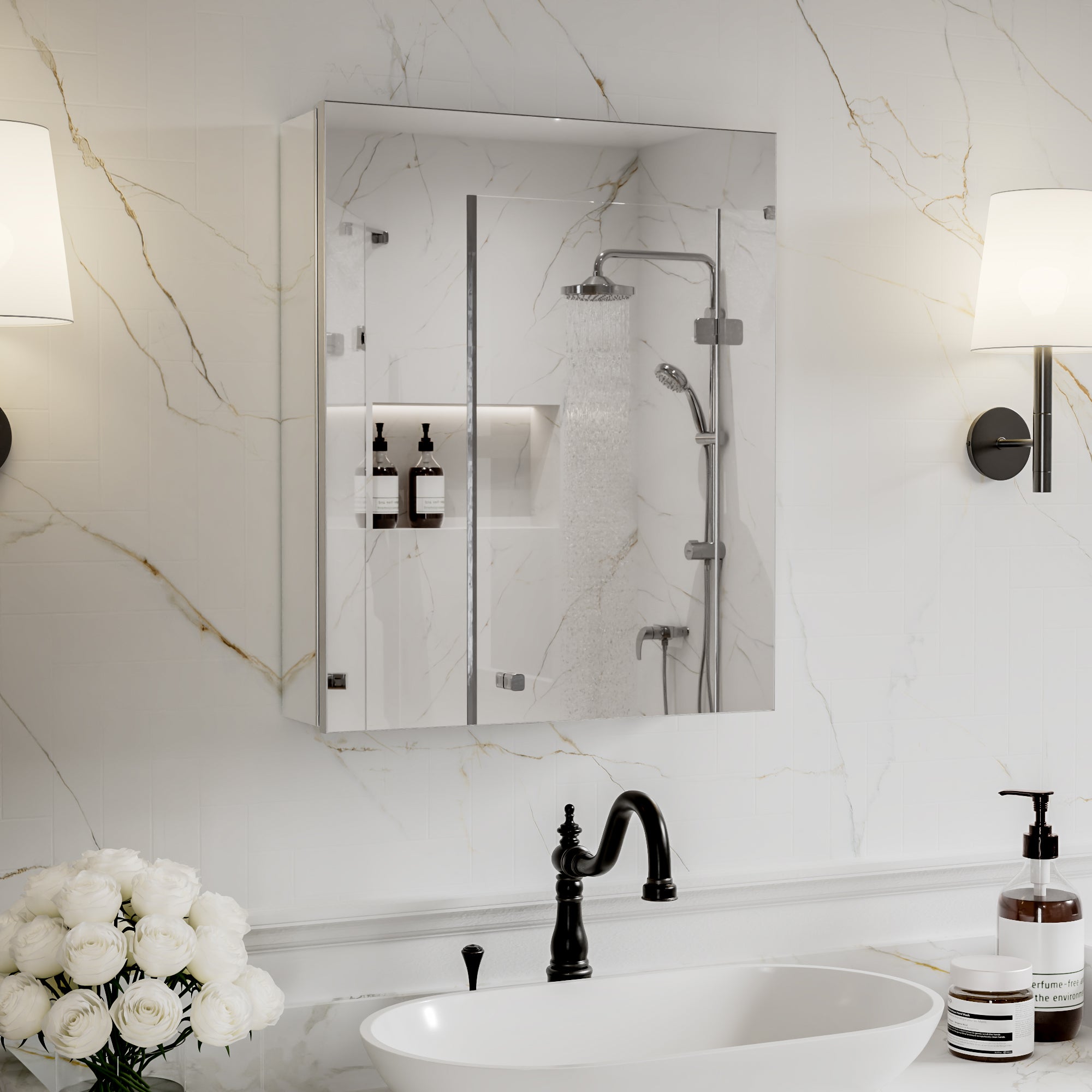Medicine Cabinet with Mirror