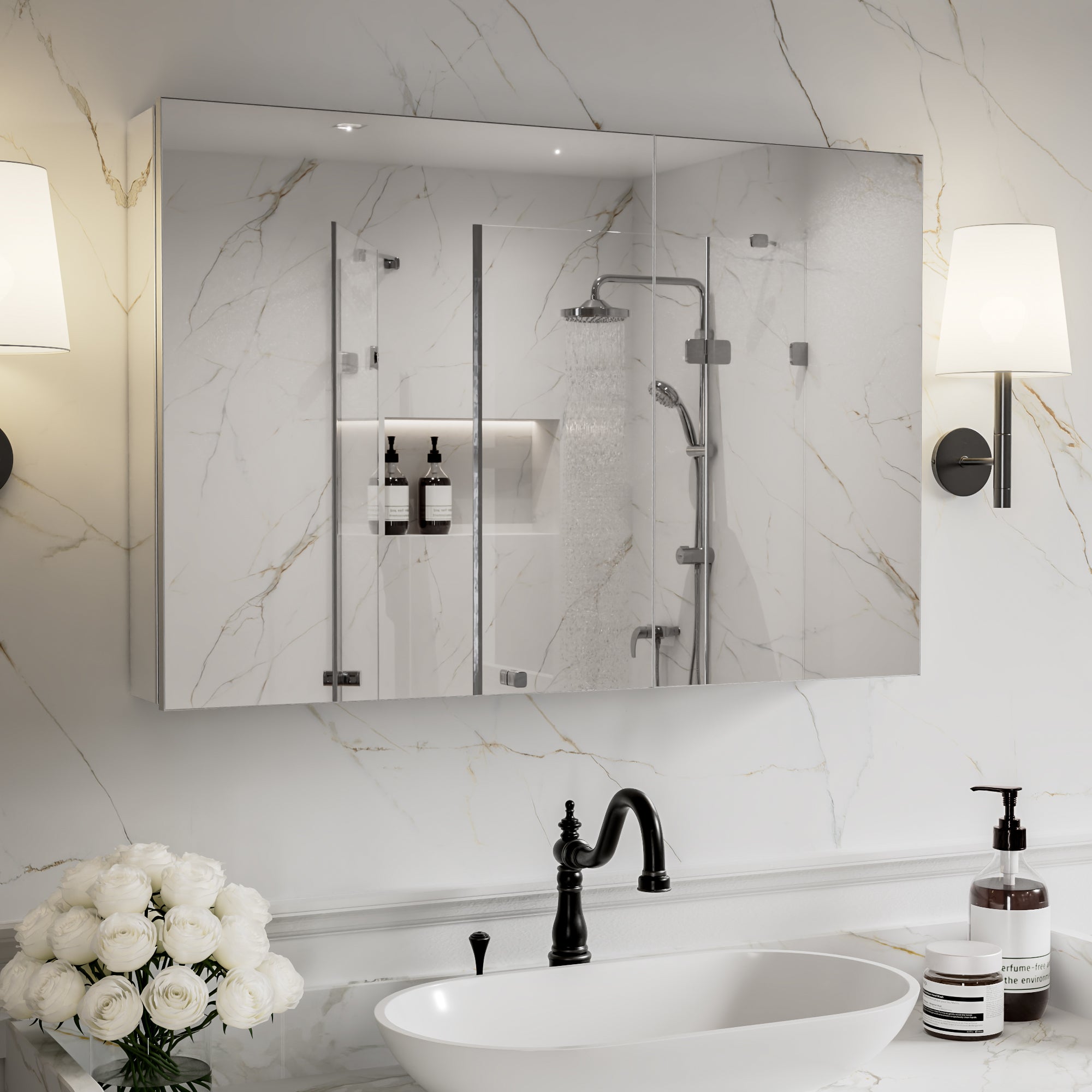 Medicine Cabinet with Mirror