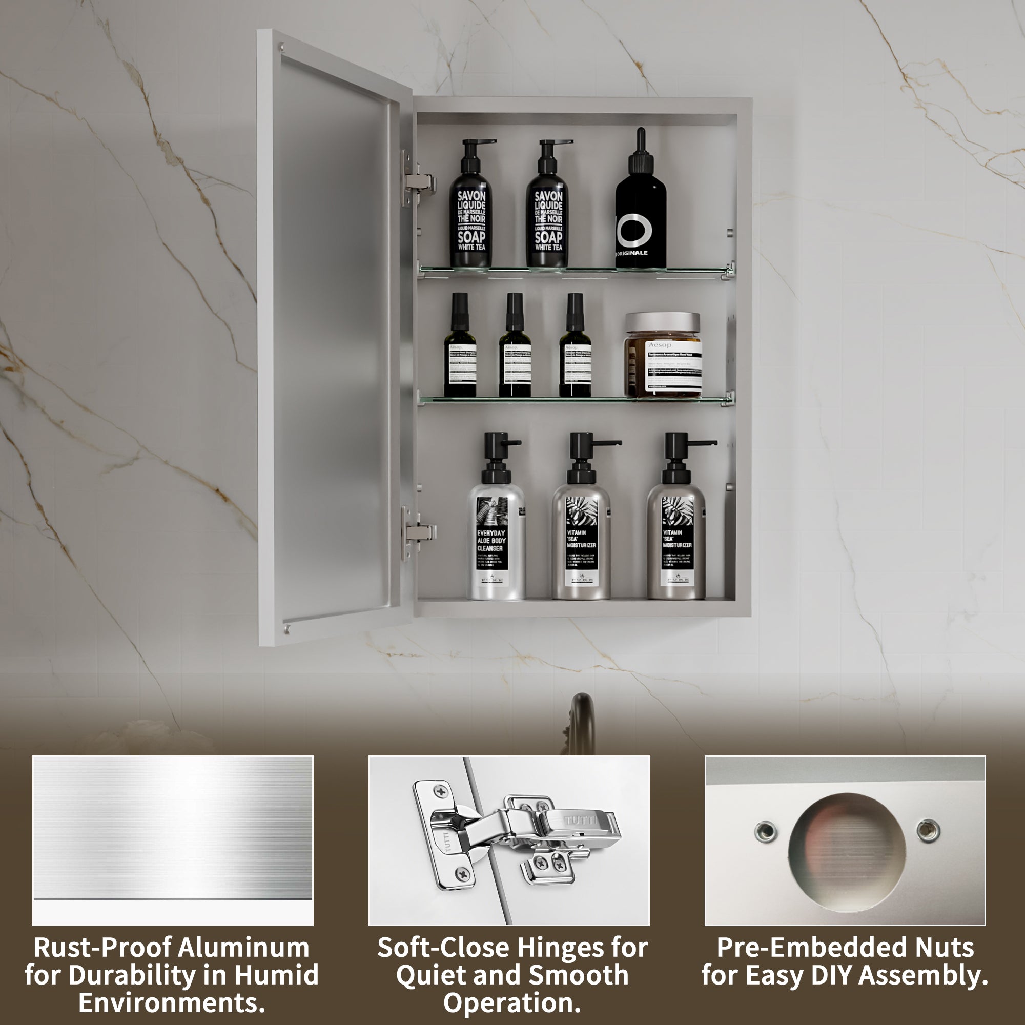 Medicine Cabinet with Mirror