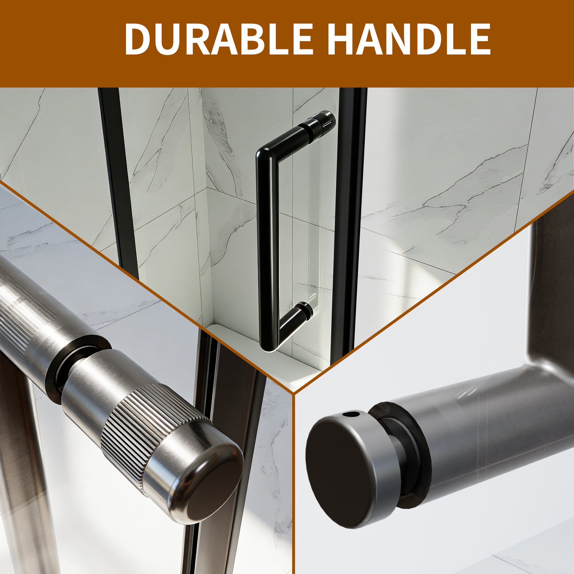 Semi-Frameless Sliding Shower Door