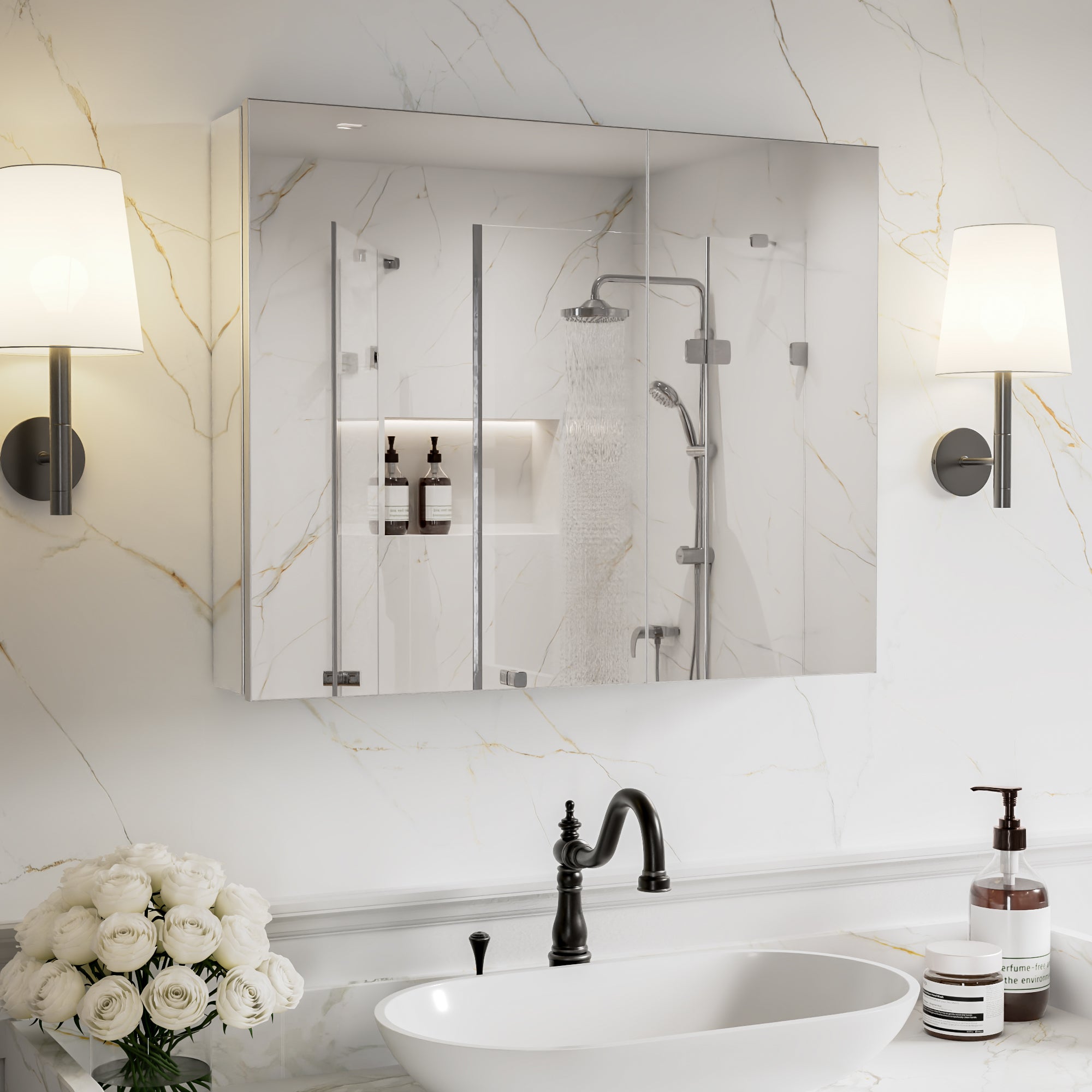 Medicine Cabinet with Mirror