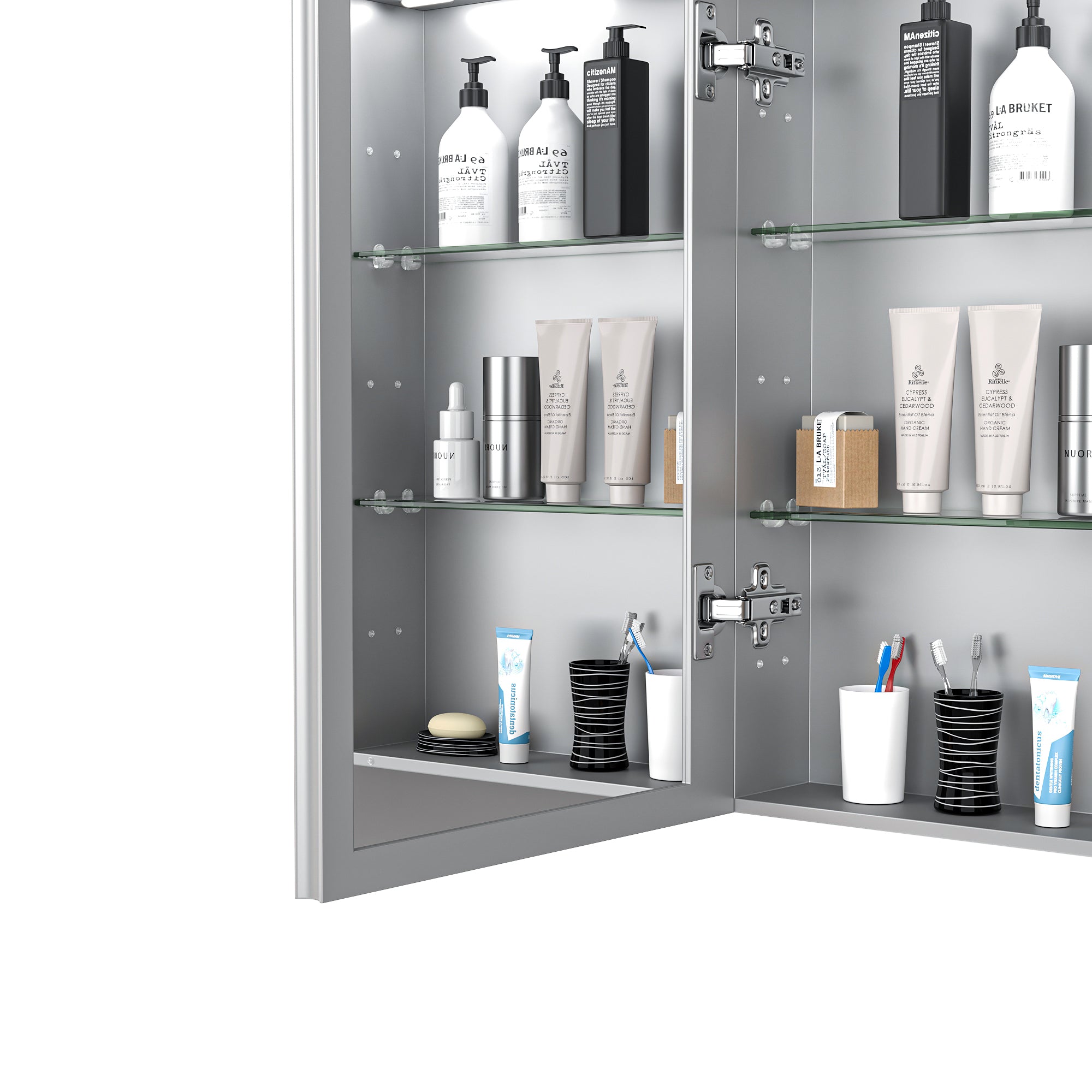96x40 LED Medicine Cabinet with Mirror