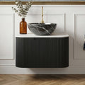 Floating Bathroom Vanity with Bowl Ceramic Basin