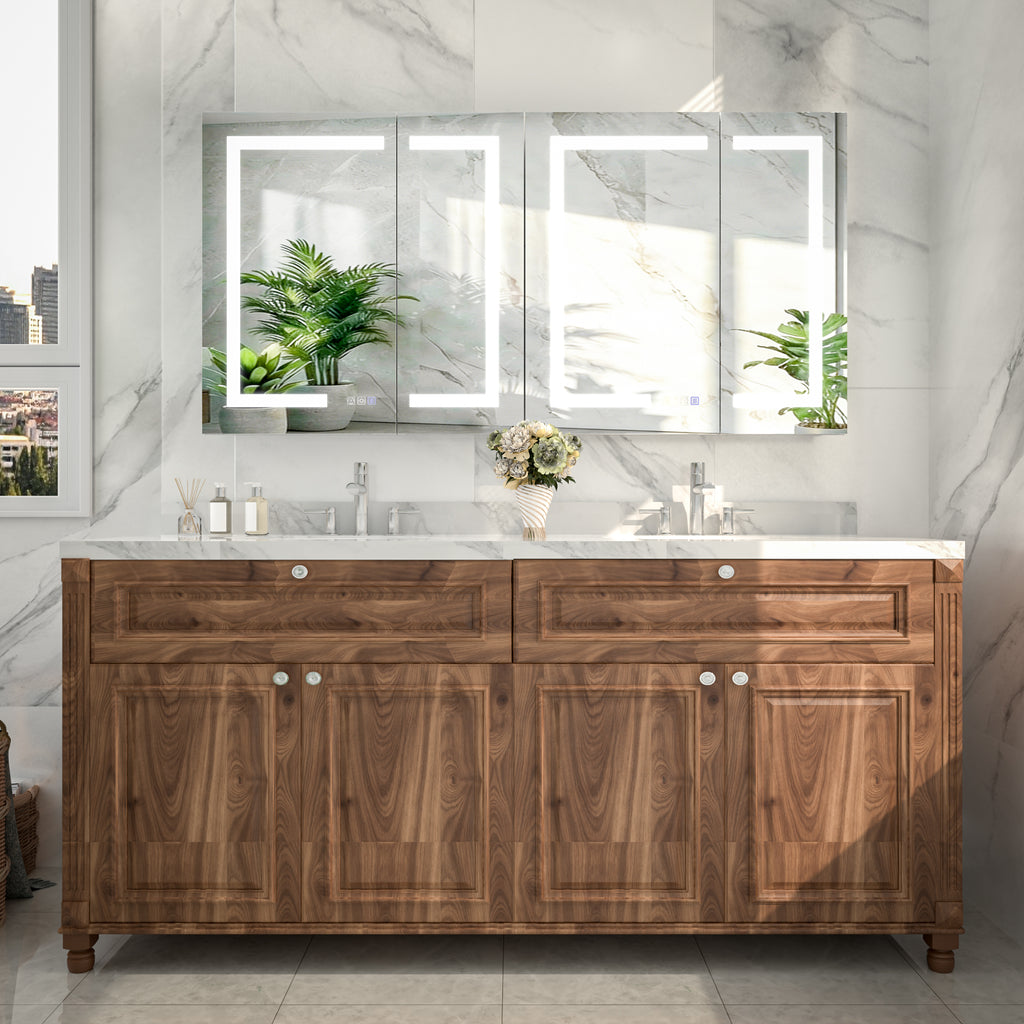 30x30 LED Medicine Mirror Cabinet with Mirror