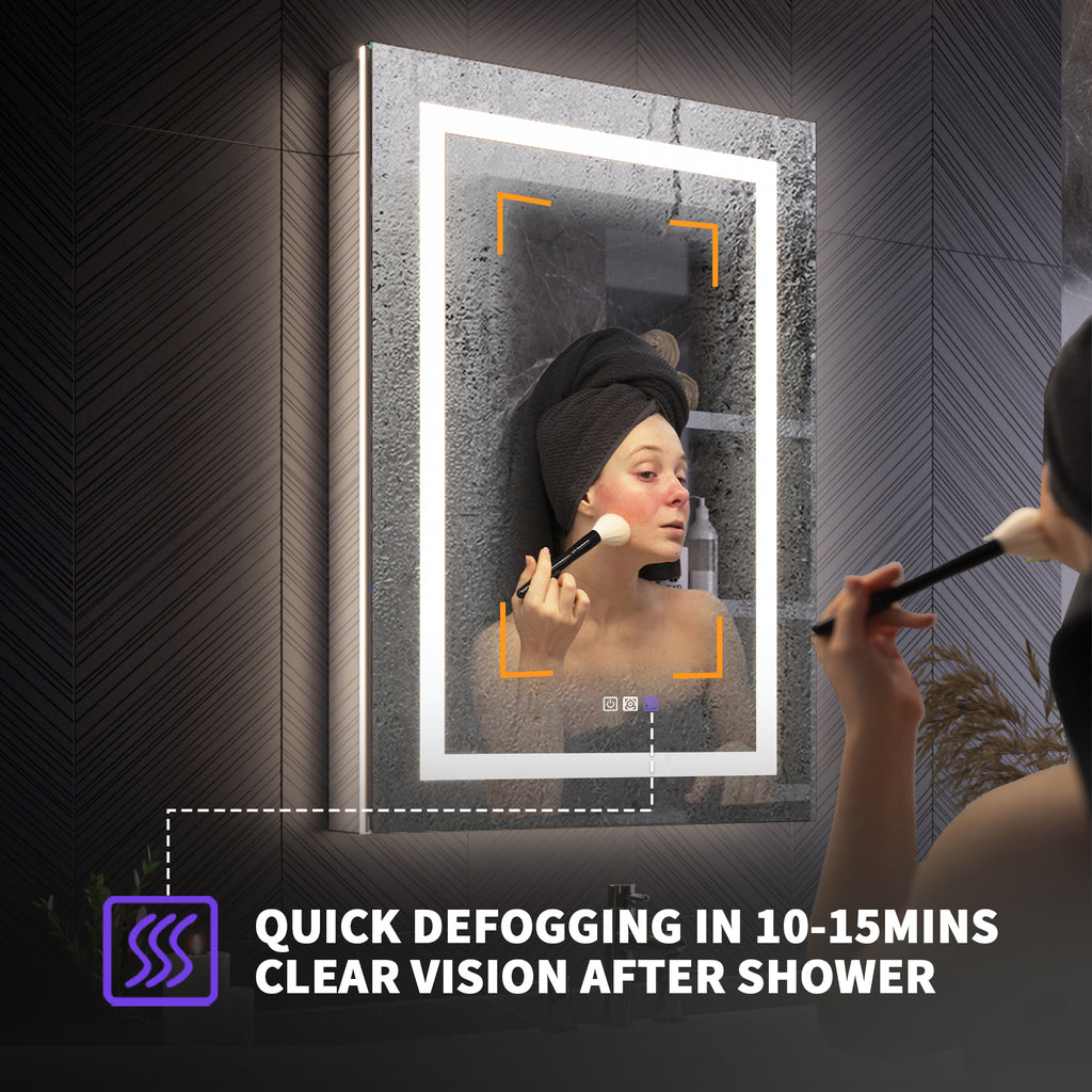 24x36 LED Medicine Cabinet Left Opening