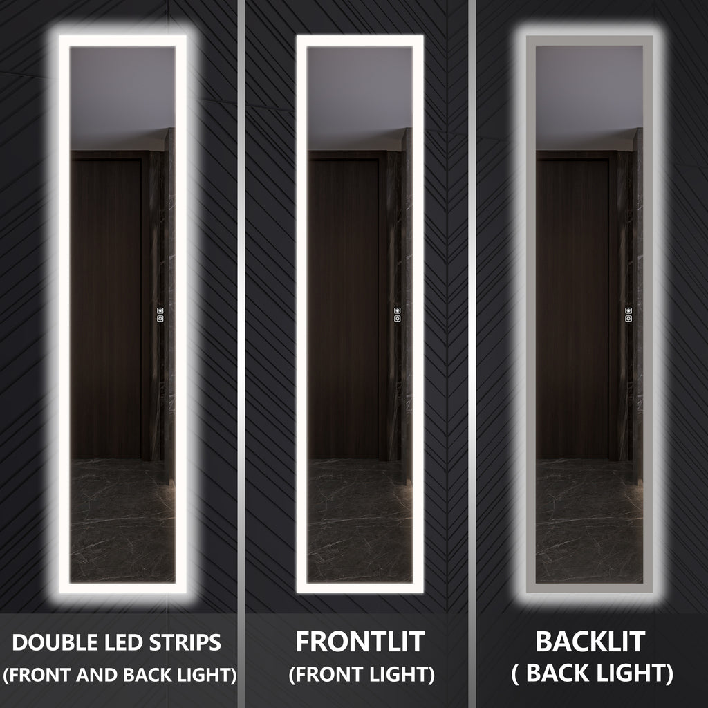 20 X 70 Full Body Lighted Medicine Cabinet with Mirror