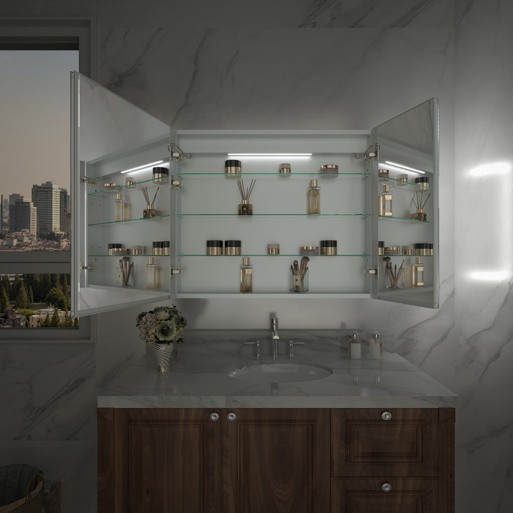 30x36 LED Medicine Mirror Cabinet with Mirror