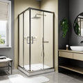 36"W x 36"D x 71"H Coner Shower Enclosure with Frame