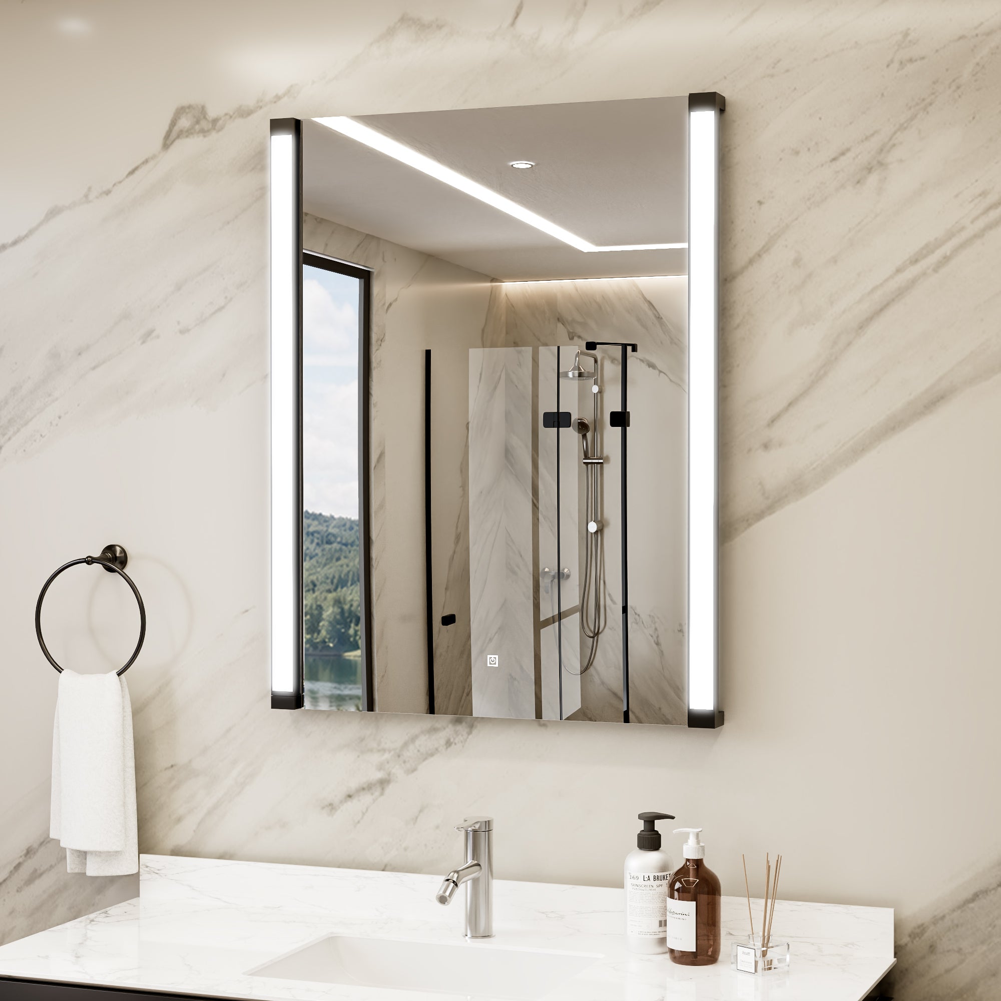 270° Rotatable LED Mirror for Bathroom Vanity