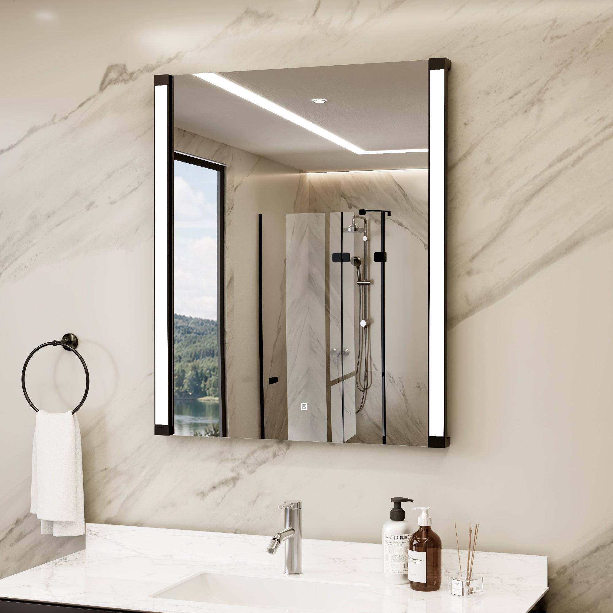 270° Rotatable LED Mirror for Bathroom Vanity