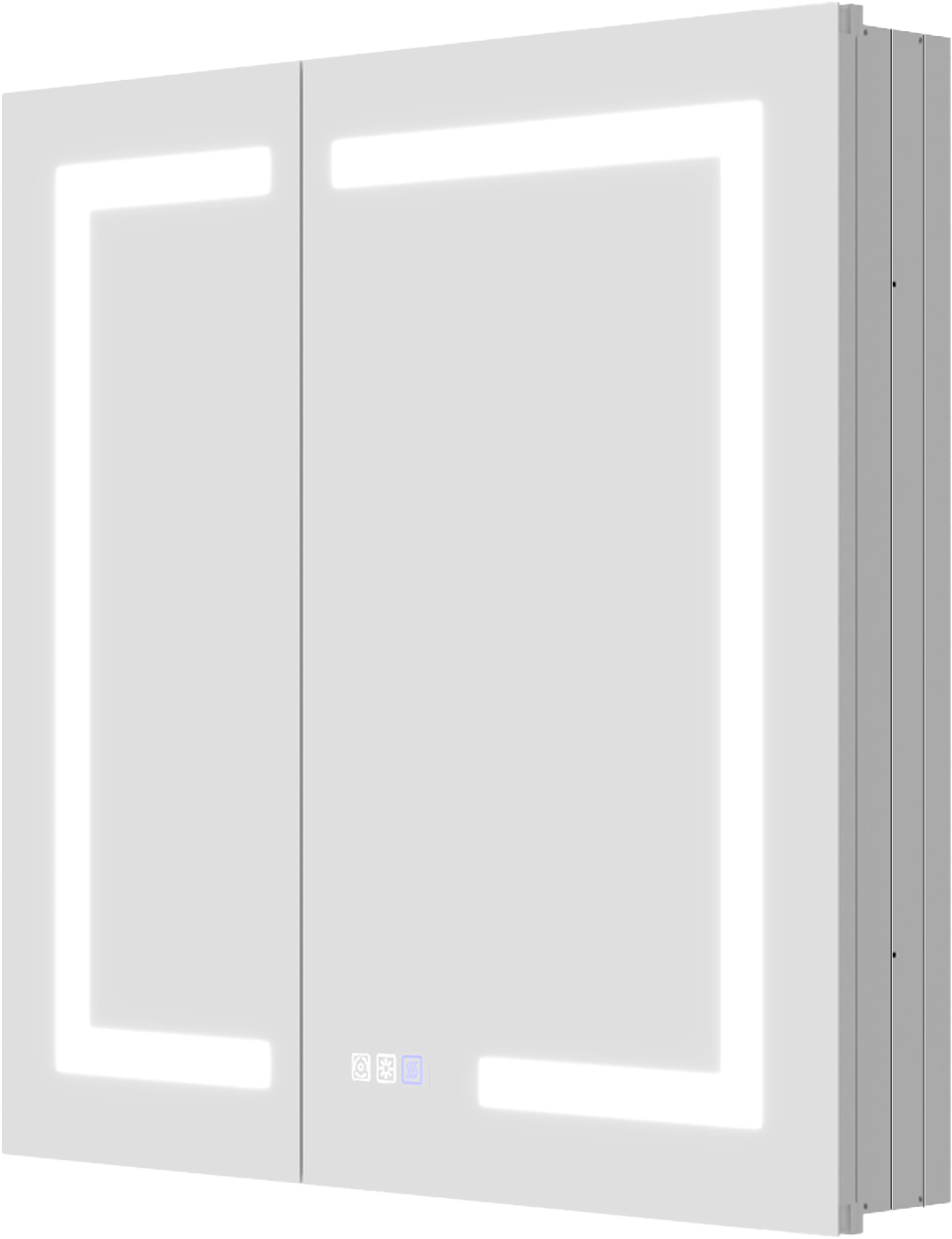 30x30 LED Medicine Mirror Cabinet with Mirror