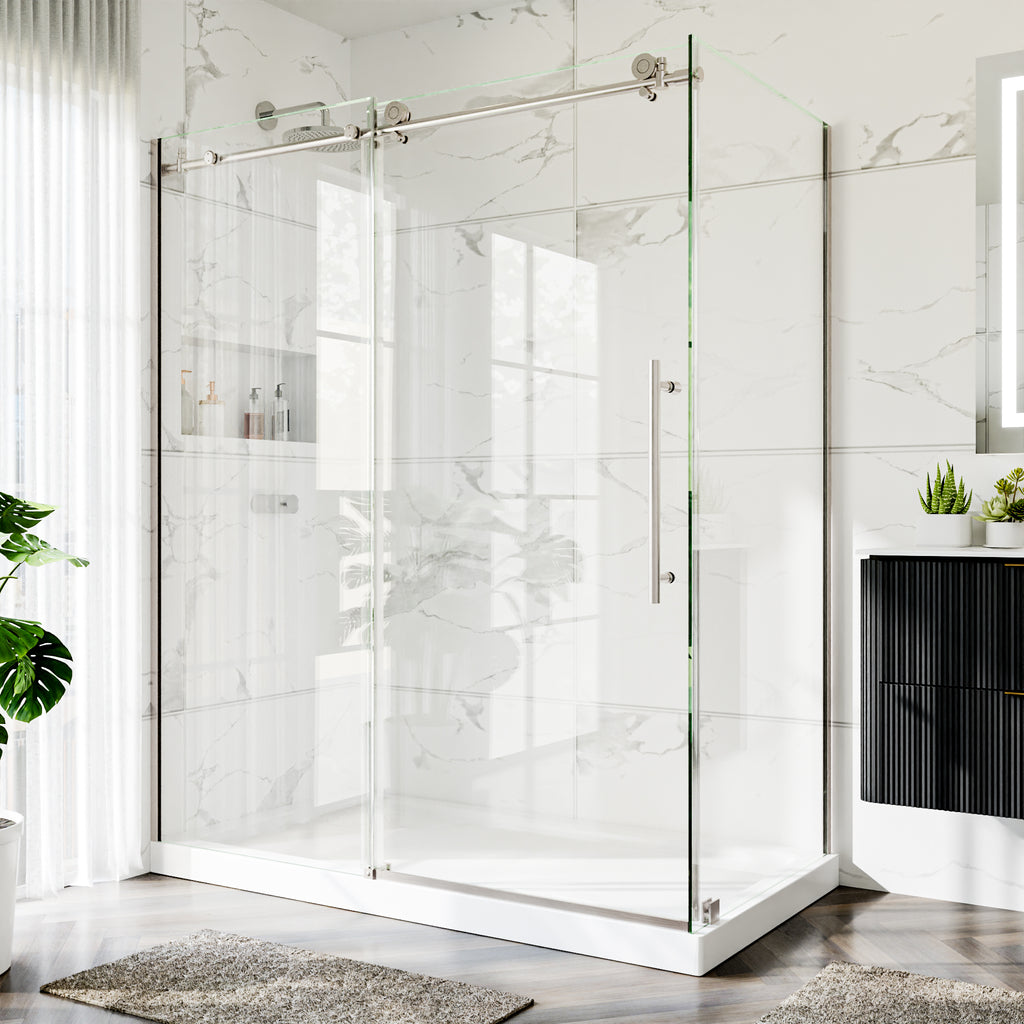 72"H Frameless Shower Enclosure