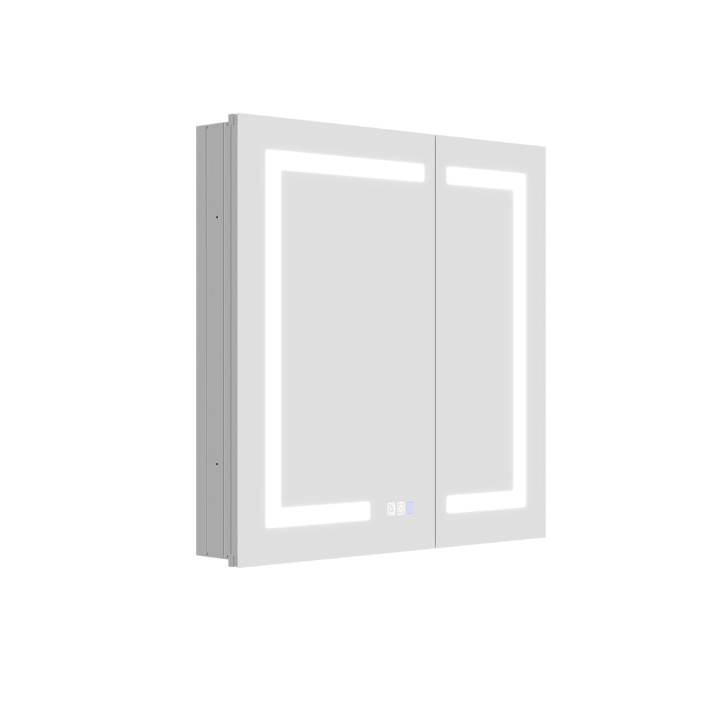 30x30 LED Medicine Mirror Cabinet with Mirror