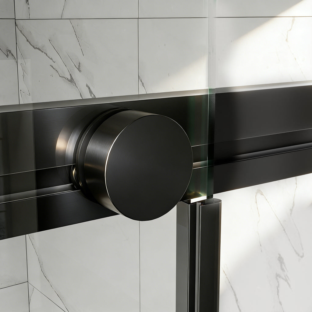 56-60"W x 76"H Glass Shower Doors for Walk in Shower