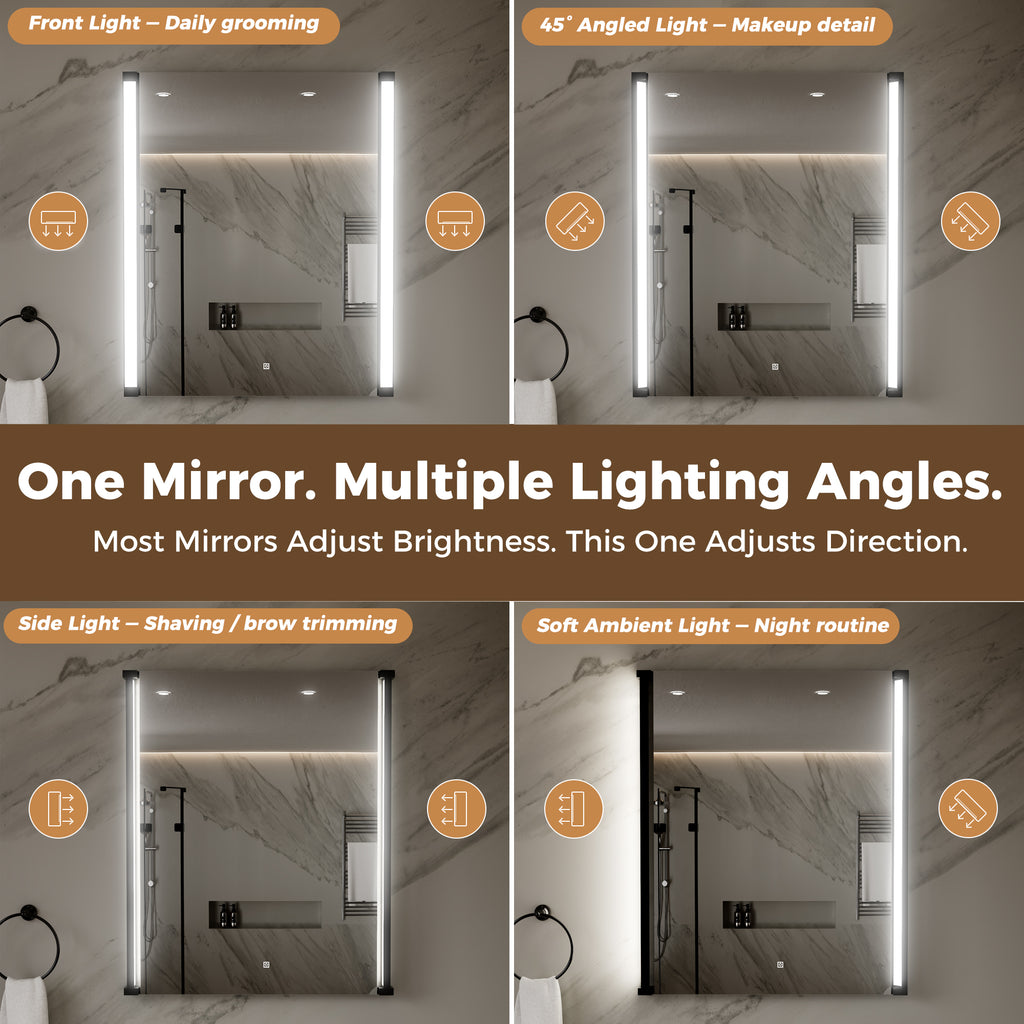 270° Rotatable LED Mirror for Bathroom Vanity