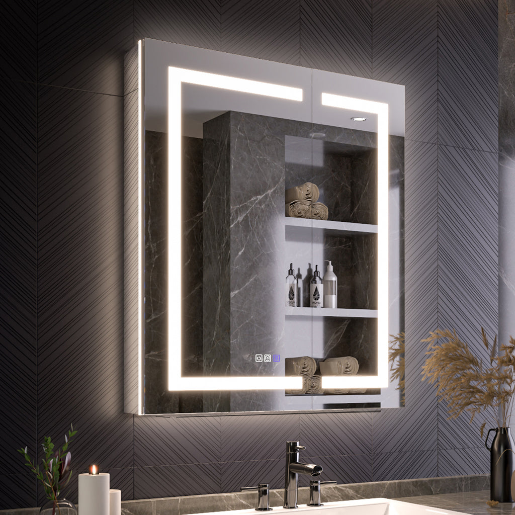 LED Smart Medicine Cabinet with Mirror