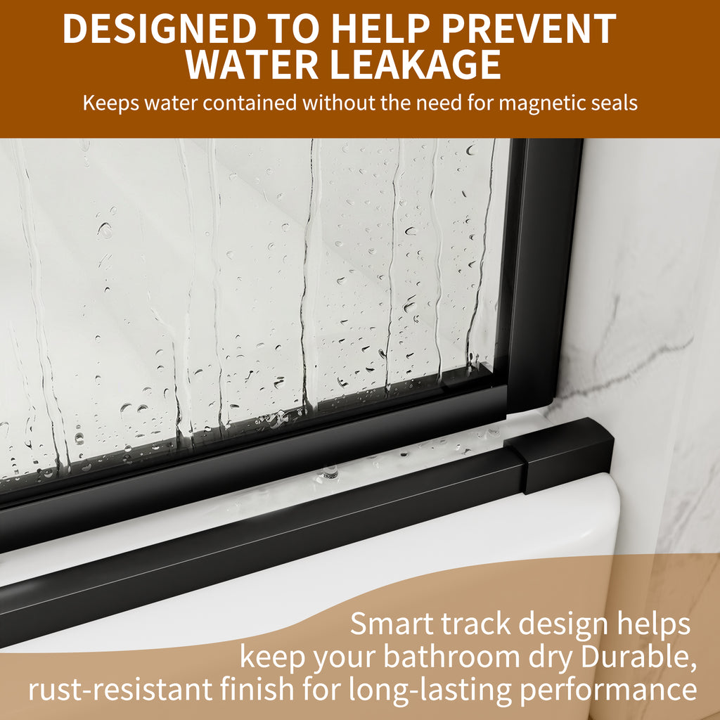 Semi-Frameless Sliding Shower Door