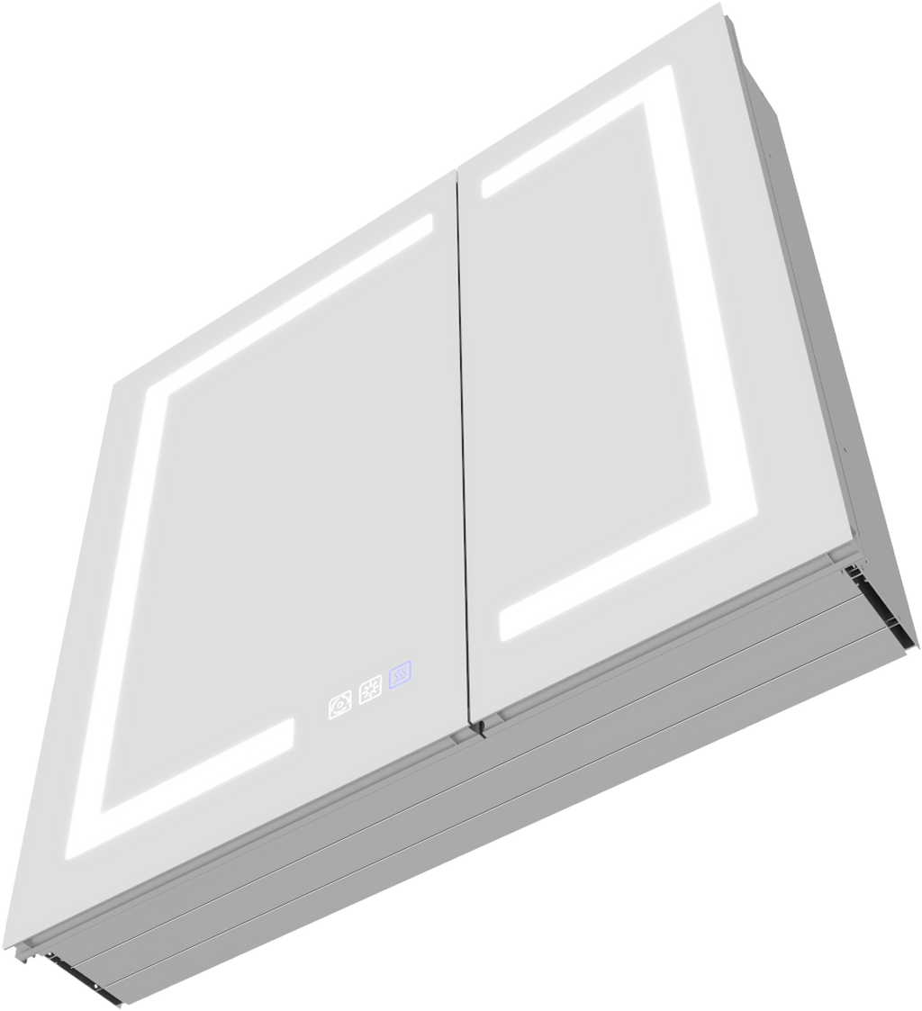 30x30 LED Medicine Mirror Cabinet with Mirror