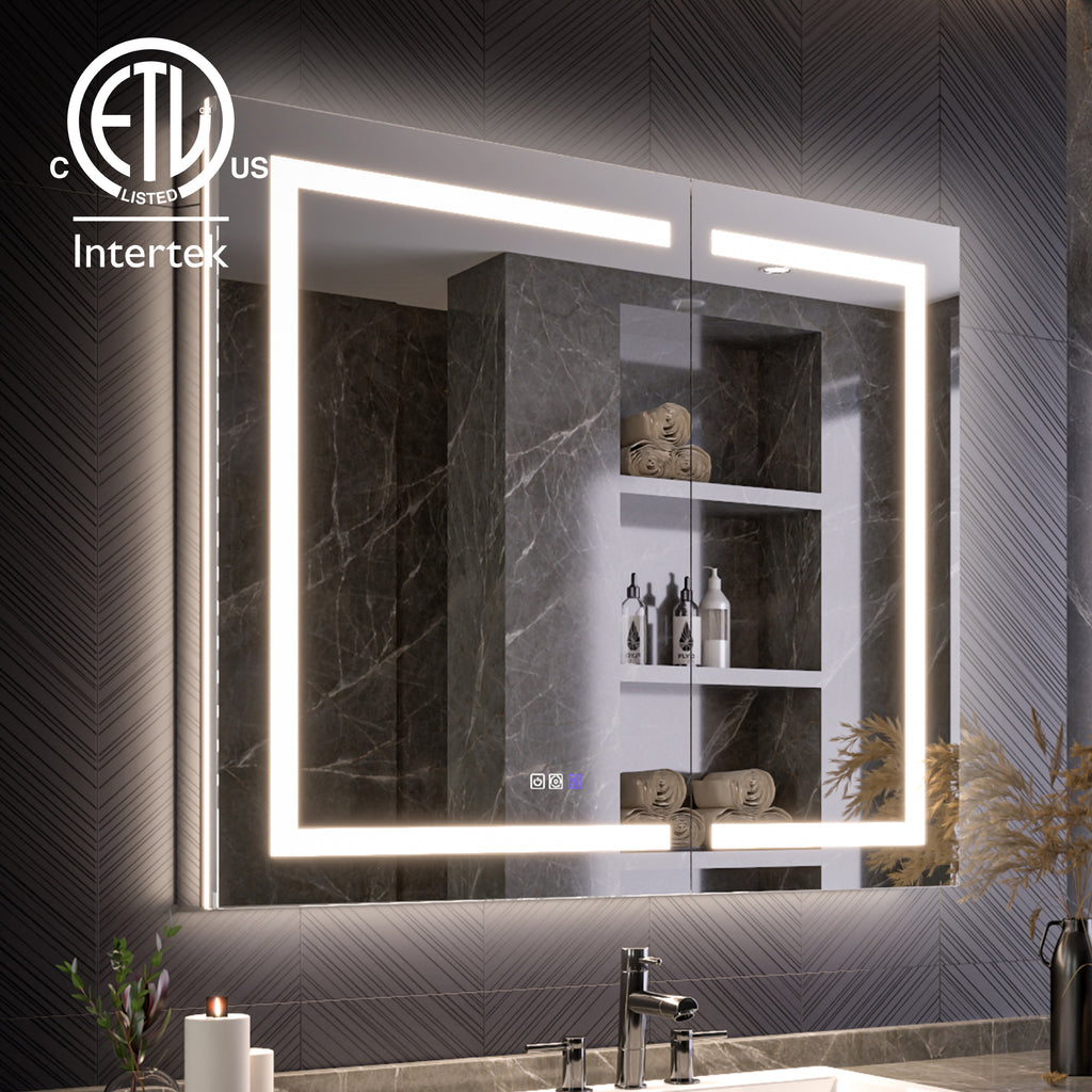 42x36 Lighted Medicine Cabinet with Mirror