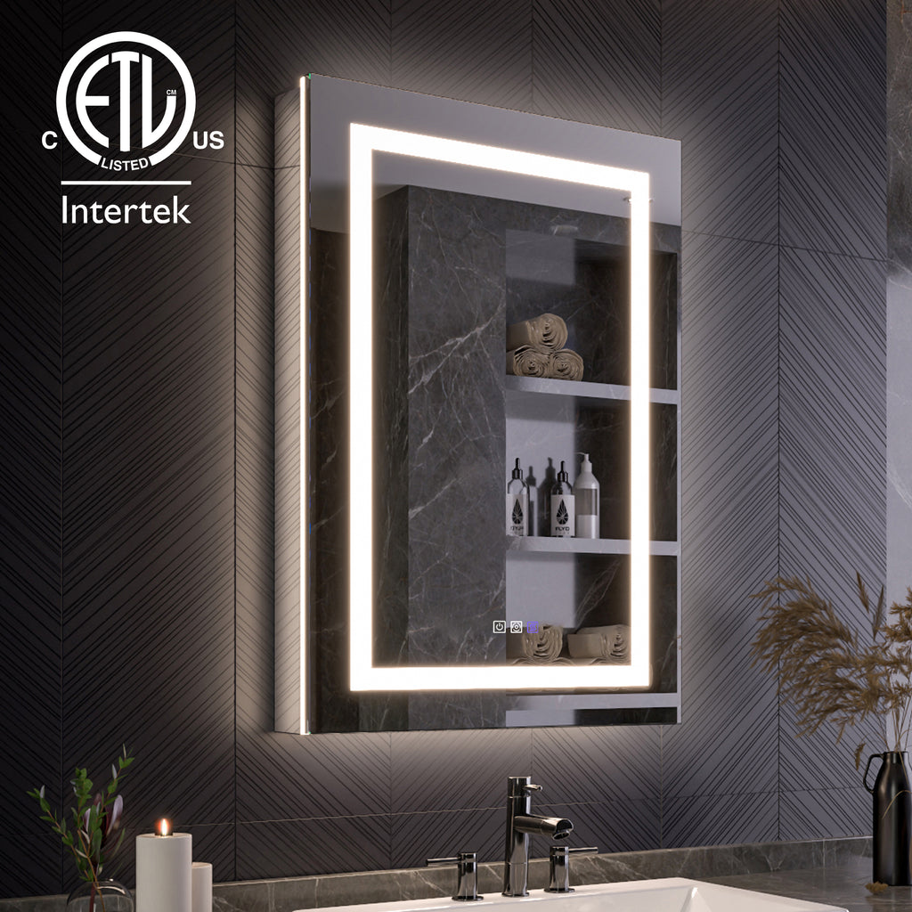 24x36 LED Medicine Cabinet Left Opening