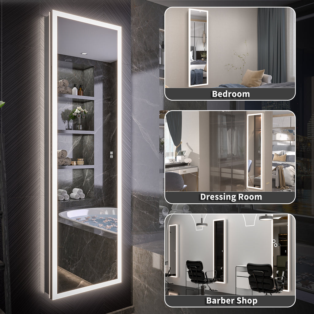 20 X 70 Full Body Lighted Medicine Cabinet with Mirror