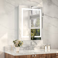 30x24 LED Medicine Mirror Cabinet with Mirror