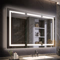 54x36 Lighted Medicine Cabinet with Mirror