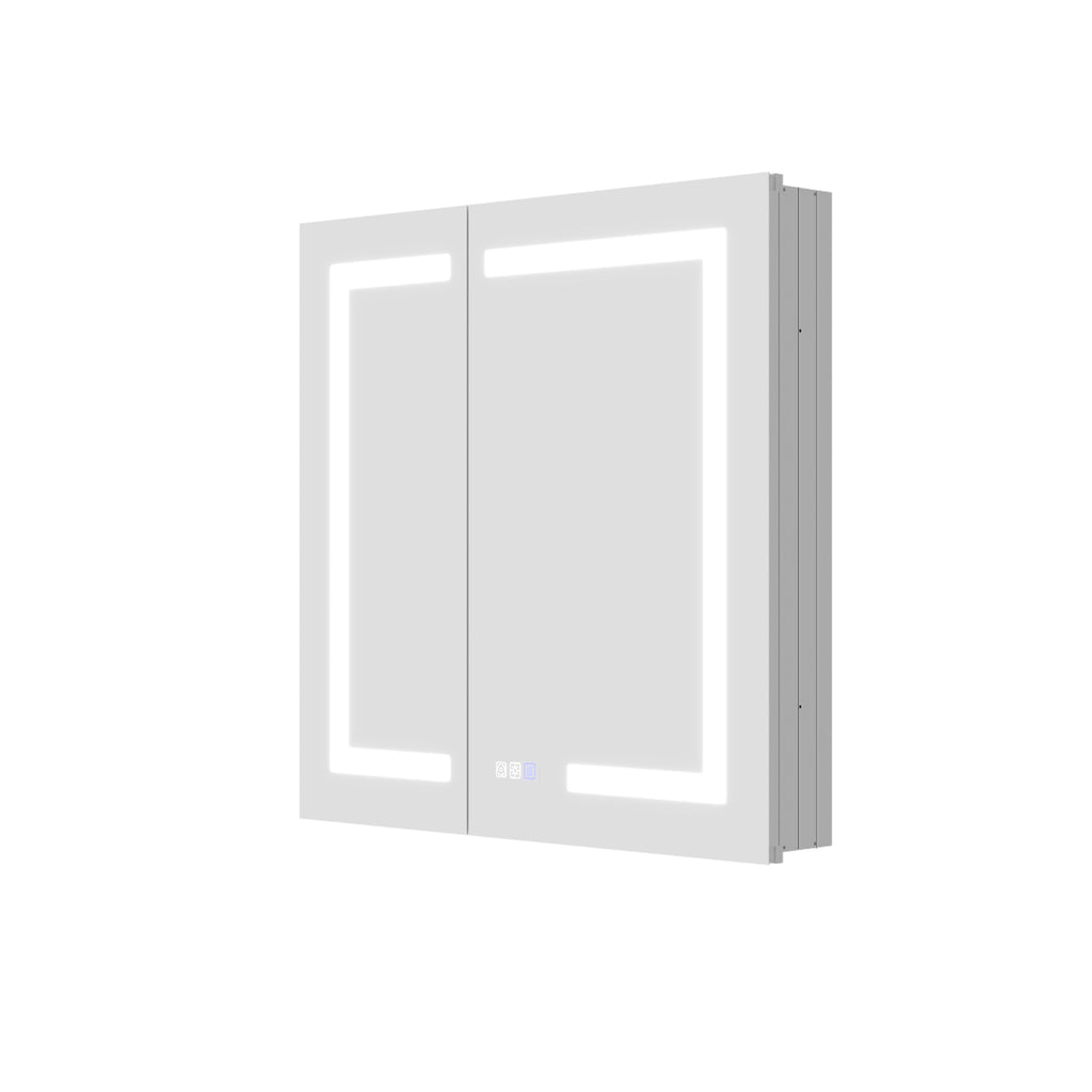 30x30 LED Medicine Mirror Cabinet with Mirror