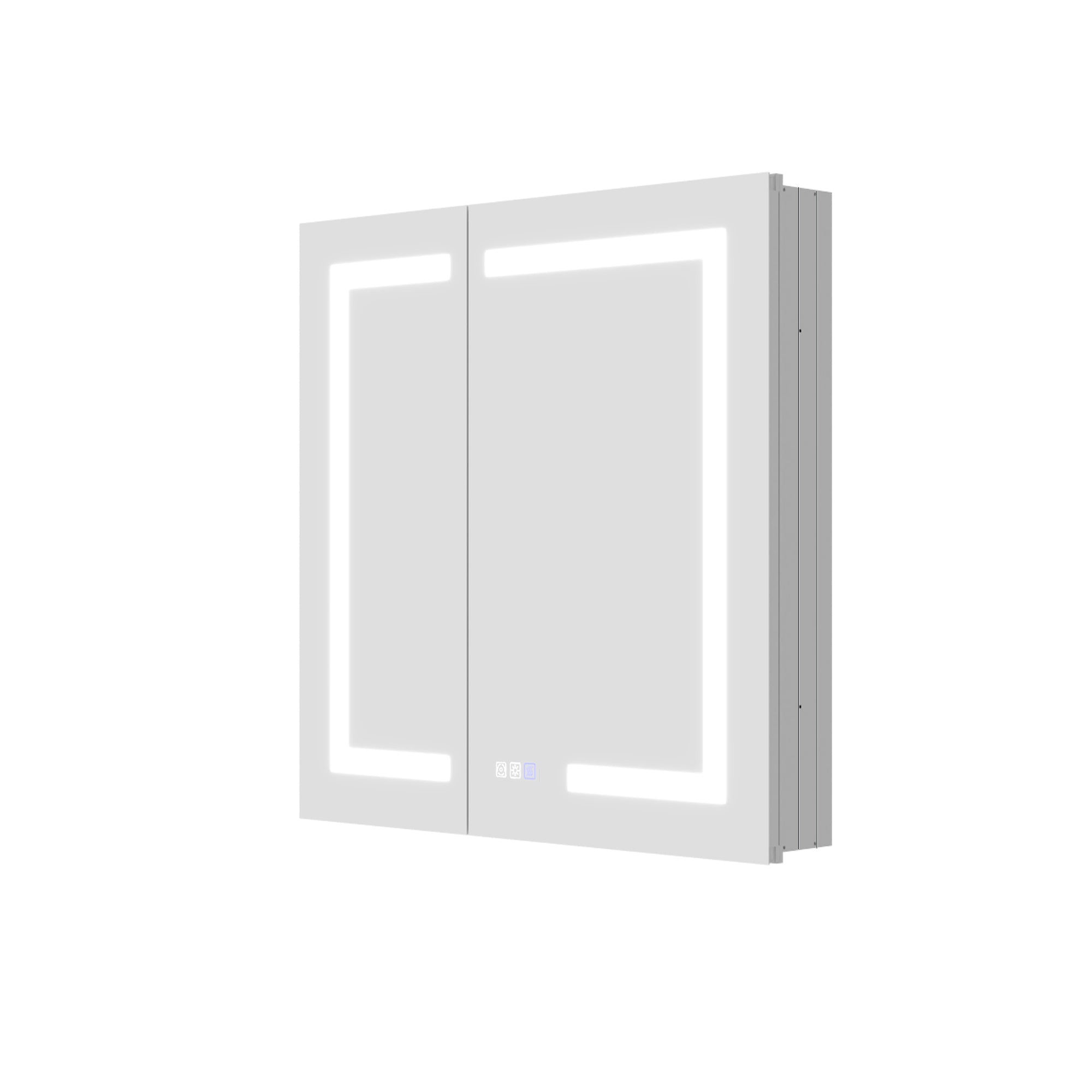 30x30 LED Medicine Mirror Cabinet with Mirror