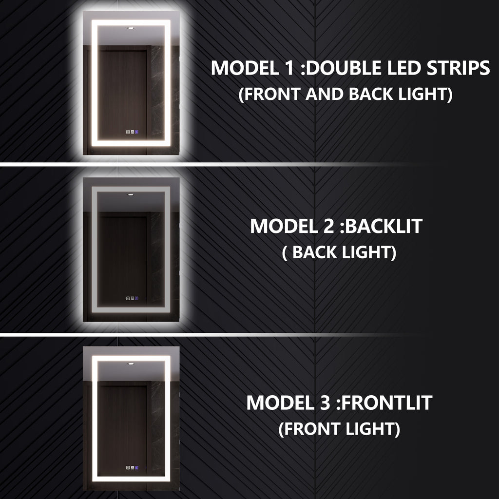 24x36 LED Medicine Cabinet Left Opening