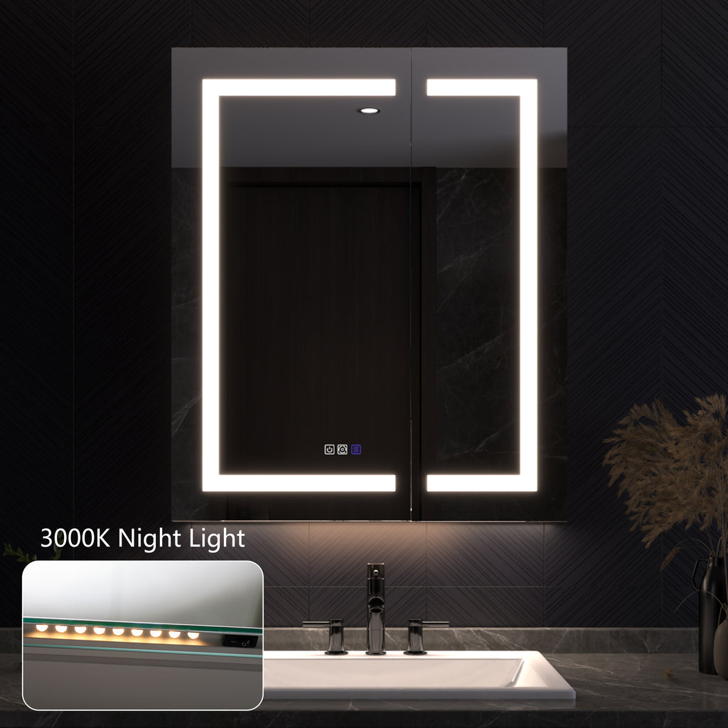 30x36 Lighted Medicine Cabinet with Mirror