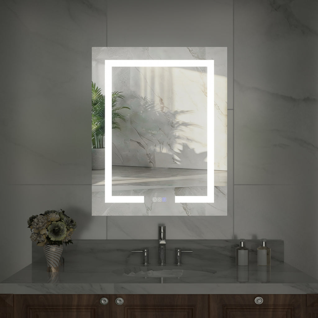 30x24 LED Medicine Mirror Cabinet with Mirror